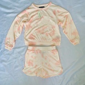 Francesca’s boutique Trixxi Girl tie-dye two piece set